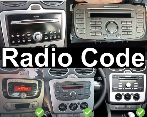 Ford radio stereo codice - radio,